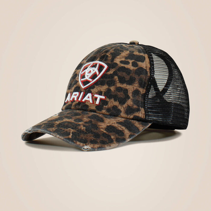 Ariat Womens Embossed Logo Cheetah Print Cap