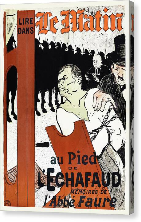 Au Pied de l'Echafaud - Canvas Print