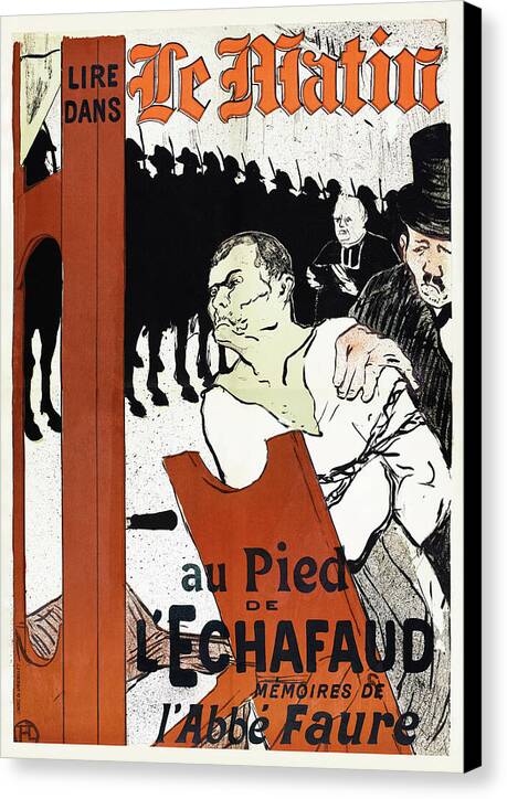 Au Pied de l'Echafaud - Canvas Print