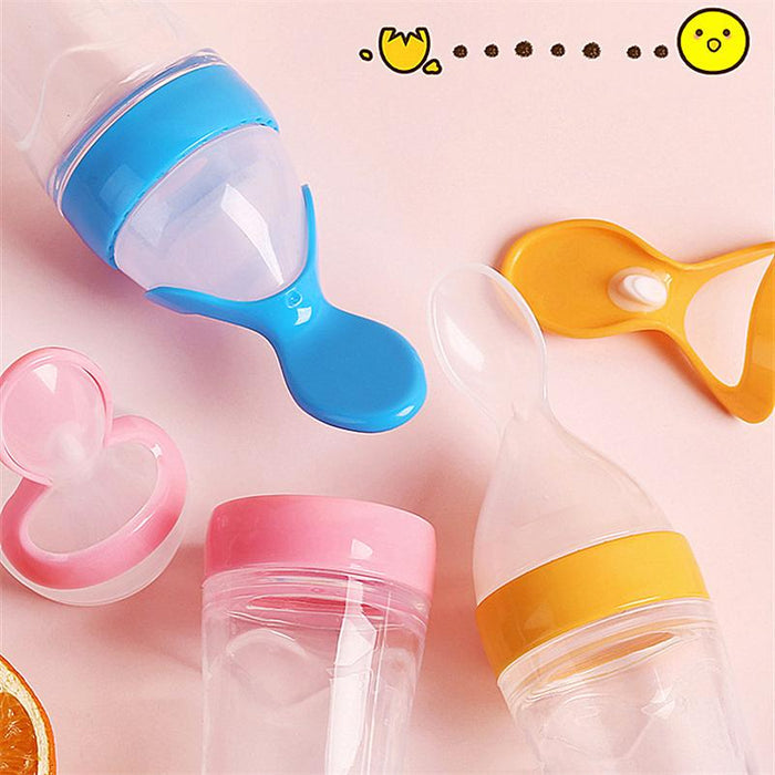 Gadget Gerbil Baby Feeding Bottle With Spoon
