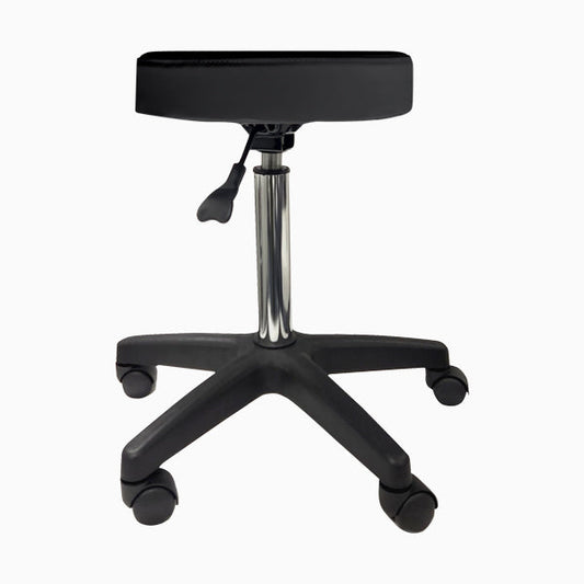Barneys Eden Salon Stool Black Upholstery Black Base