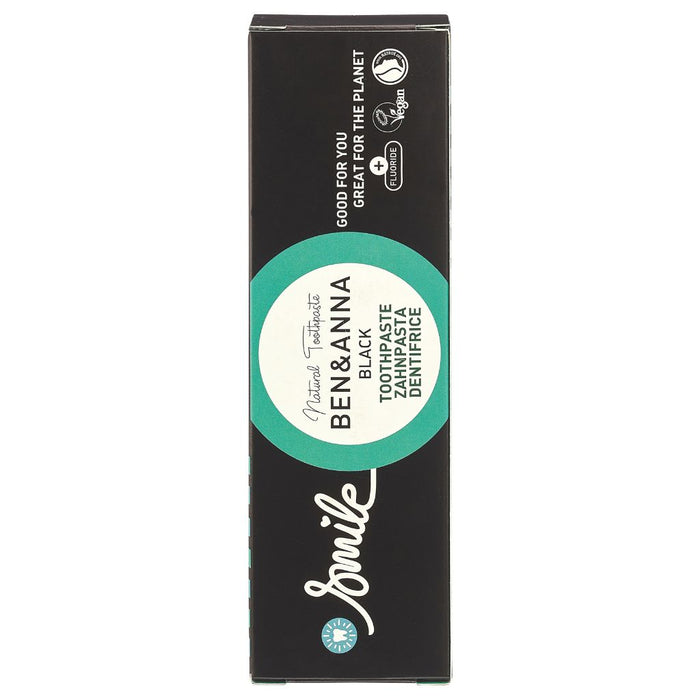 Ben & Anna Toothpaste Hammastahna Alumiinituubissa Black 75ml