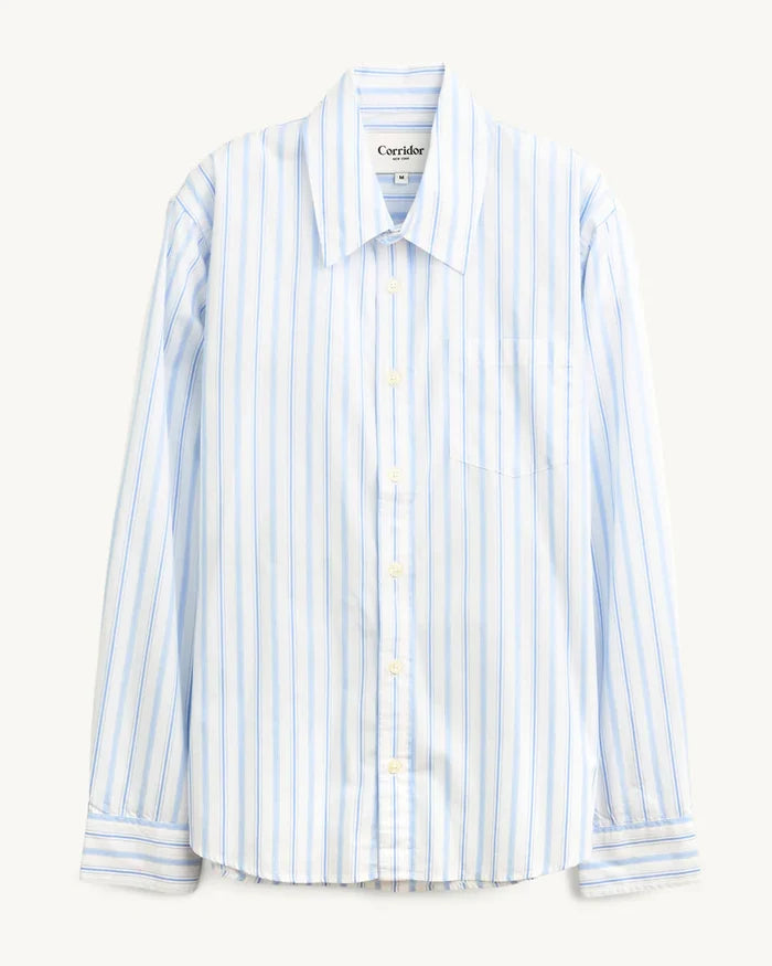 Berg Stripe Shirt in Blue