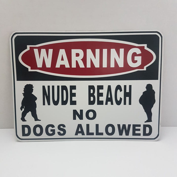 beware of dog sign warning the poodle ain't playin' funny sign
