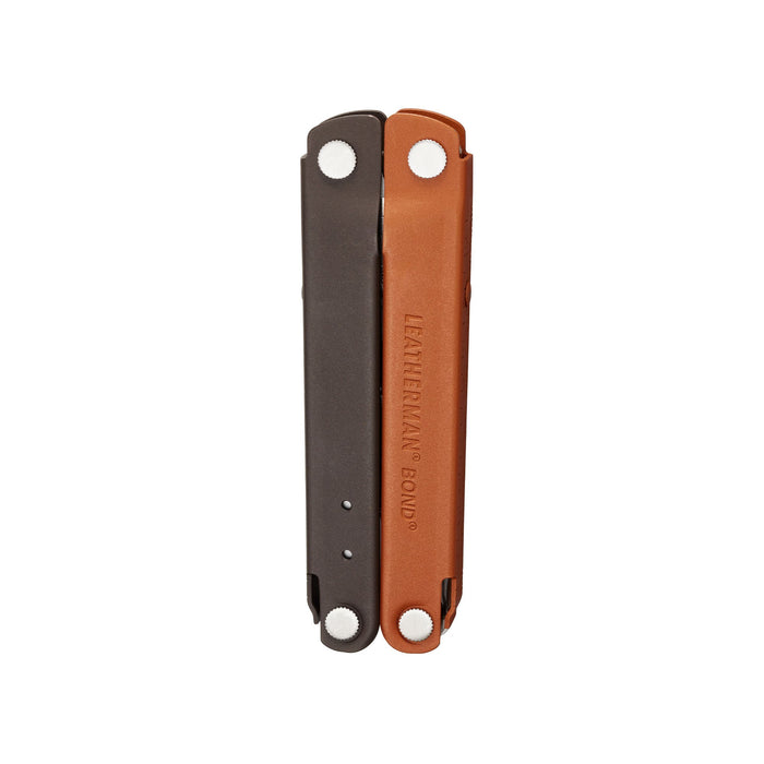 Burnt Sienna Bond back in a closed position