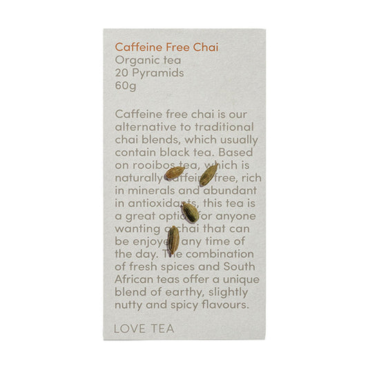 Love Tea Caffeine Free Chai Organic Tea_1