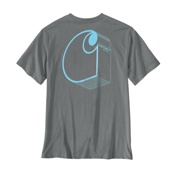 Carhartt Irvine Relaxed Fit 3D Logo T-Shirt