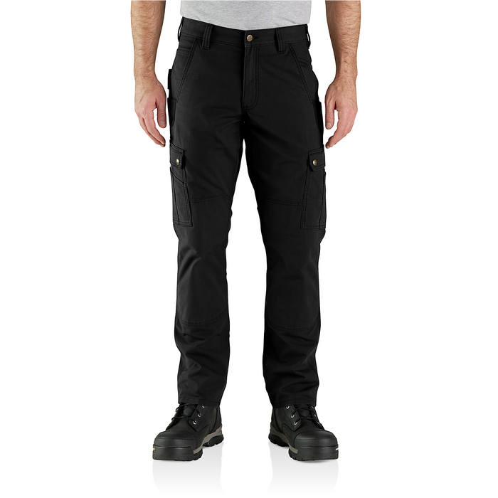Carhartt Relaxed Fit Rugged Flex Ripstop Double Front Cargo Pant Black