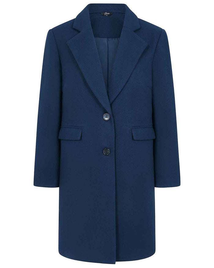 Cassandra Midnight Blue Lined Coat - Image 3 - Country Collection