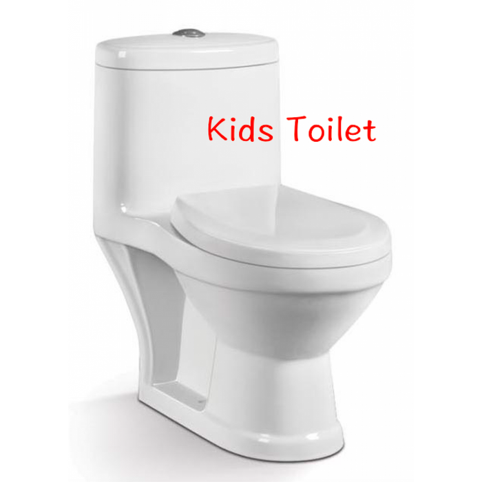 Children sanitary ware small size washdown one piece kid toilet