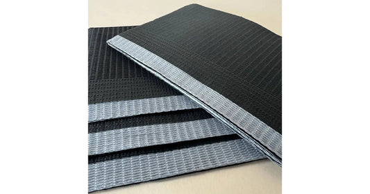 Compostable Bib - BLACK 12.5" X 17.75" (33cm X 45cm)