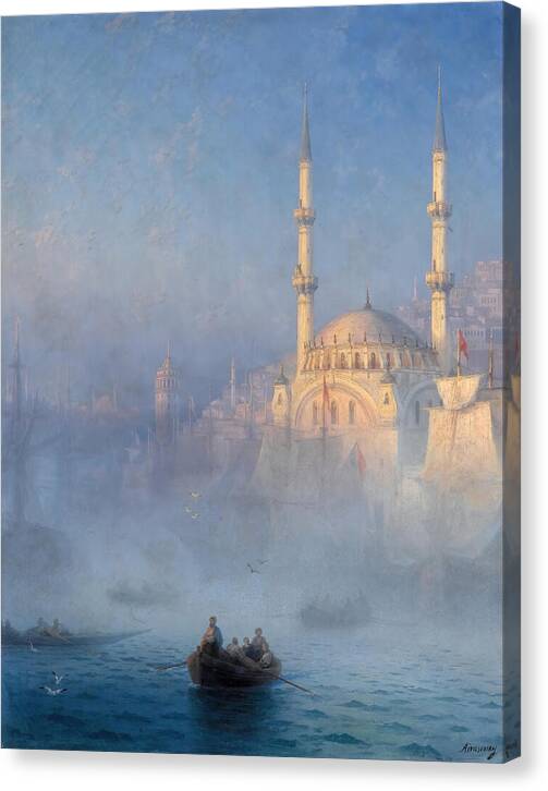 Constantinople, the Mosque of Tophane - Canvas Print