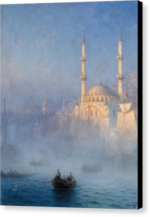 Constantinople, the Mosque of Tophane - Canvas Print