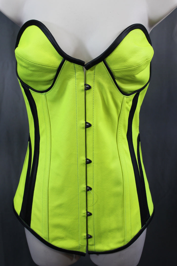 Cyber Leather Corset by The Otter and The Fox