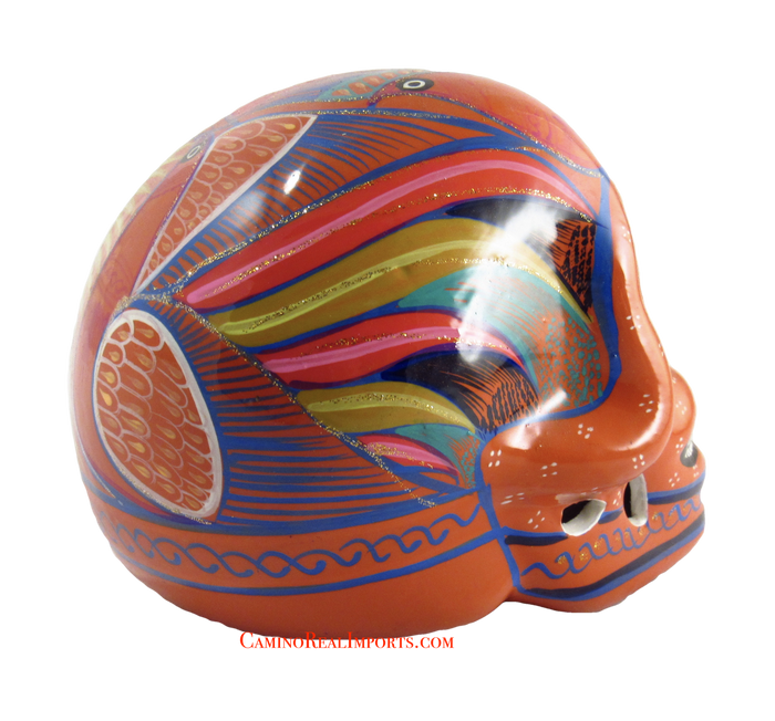 Day Of The Dead Hand Painted Skull LCS007