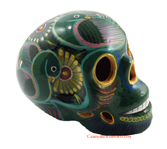 Day Of The Dead Hand Painted Skull LCS012