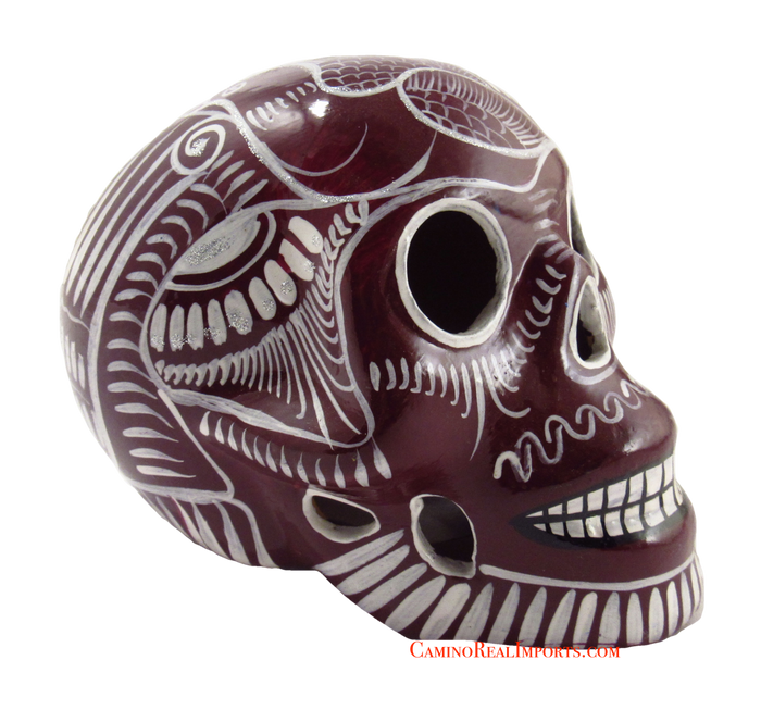 Day Of The Dead Hand Painted Skull LCS015