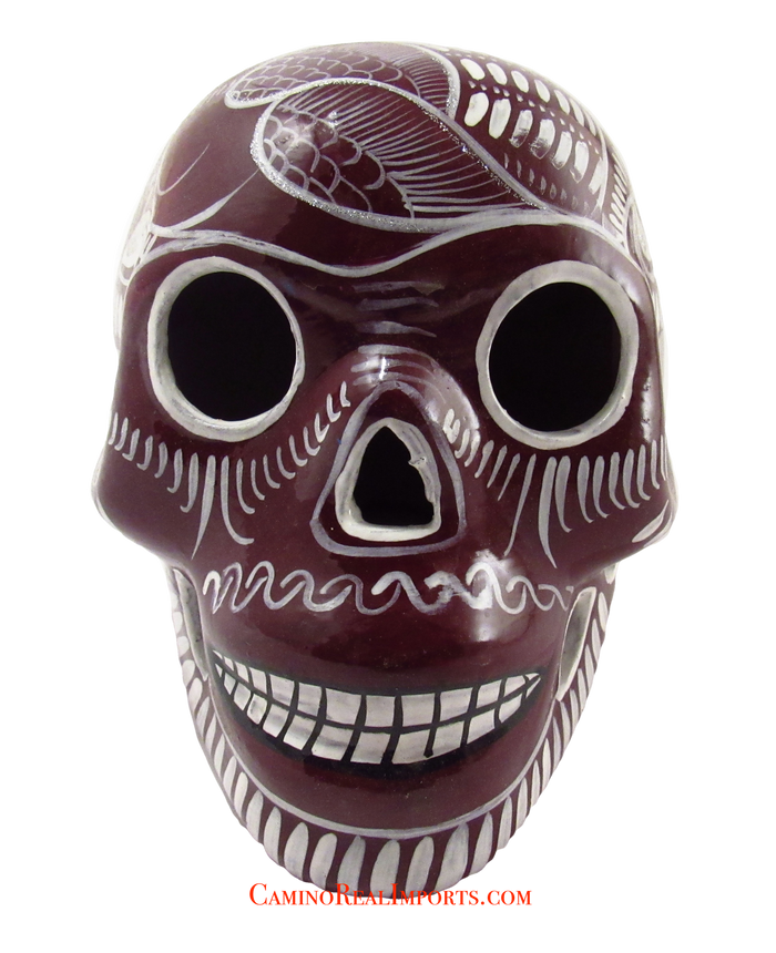 Day Of The Dead Hand Painted Skull LCS015