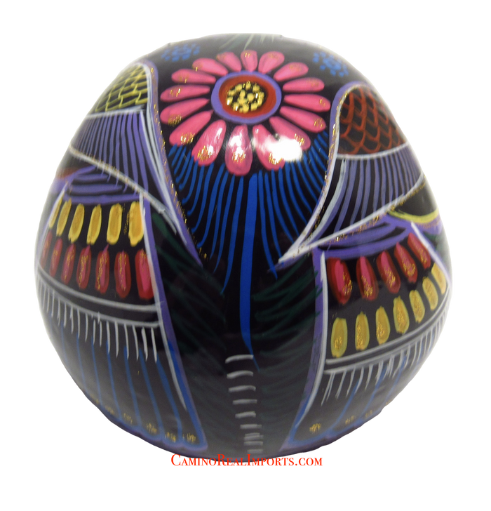 DAY OF THE DEAD HAND PAINTED SKULL MCS004