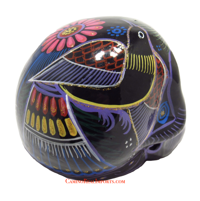 DAY OF THE DEAD HAND PAINTED SKULL MCS004