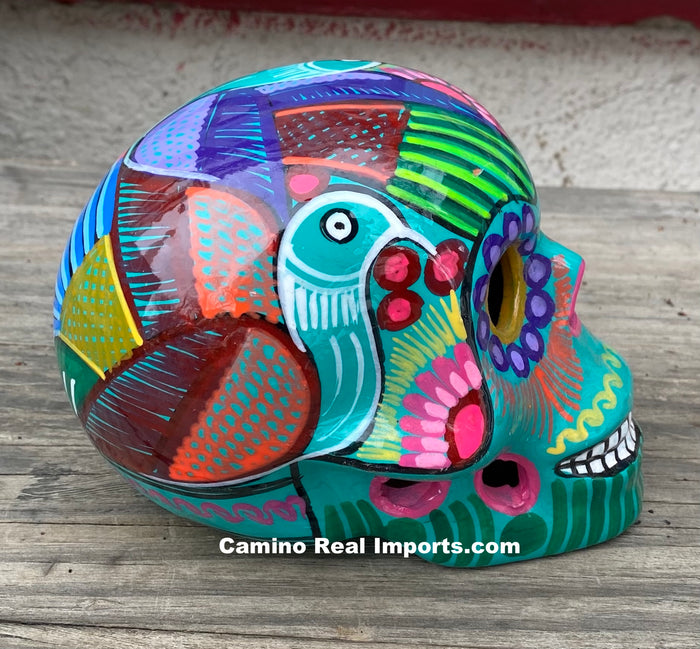 Day Of The Dead Hand Painted Skull MCS011