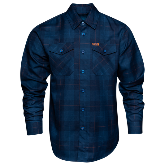 DDC + TRU (Draplin) Flannel - Never-Ending Navy