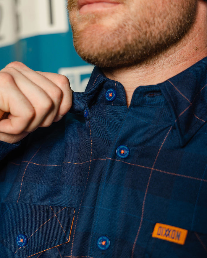 DDC + TRU (Draplin) Flannel - Never - Ending Navy - Dixxon Flannel Co.