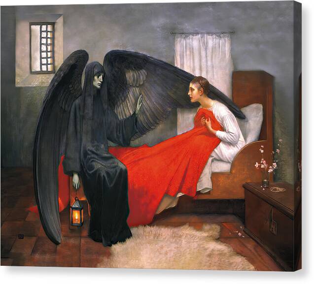 Death and the Maiden - Canvas Print