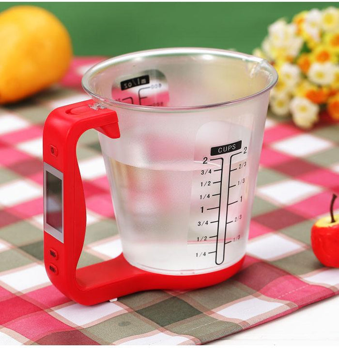 Gadget Gerbil Red Digital Measuring Cup Scale