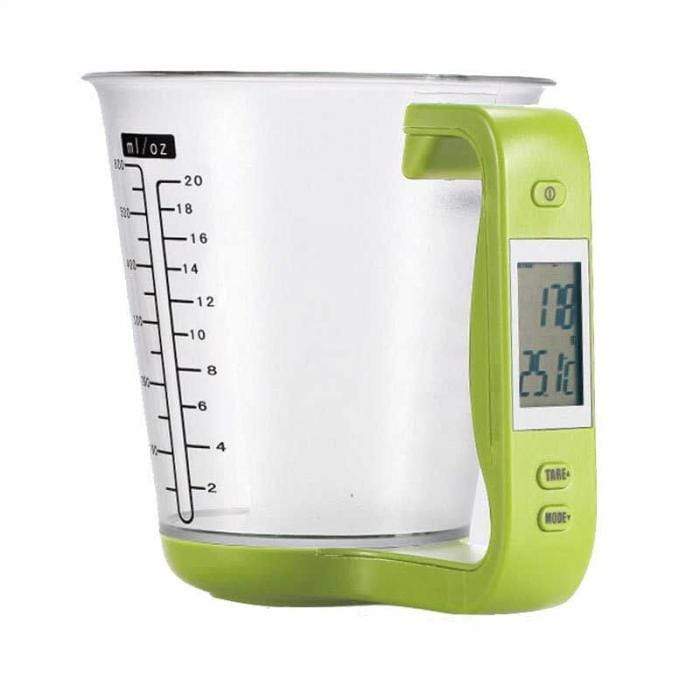 Gadget Gerbil Green Digital Measuring Cup Scale