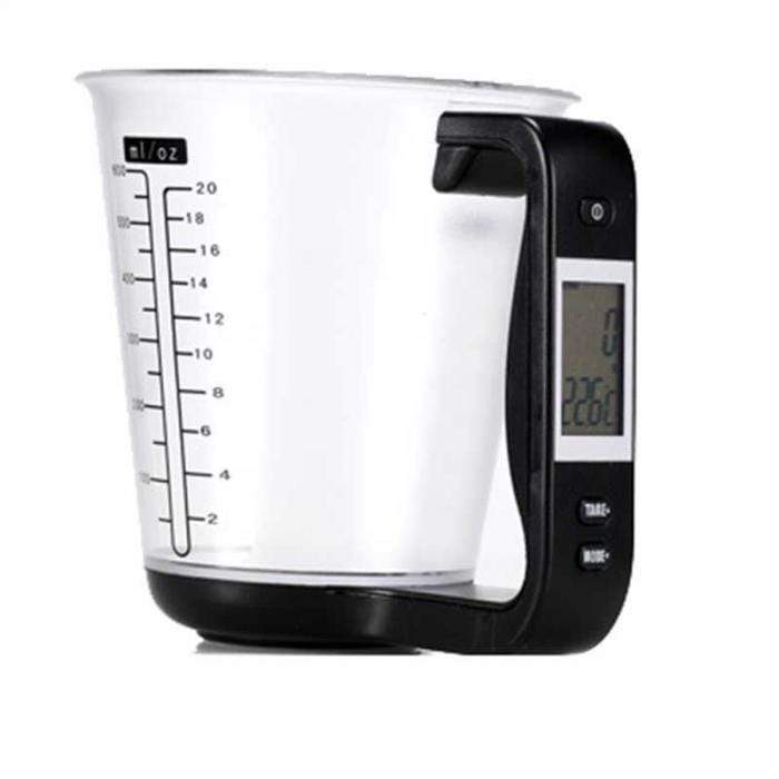 Gadget Gerbil Black Digital Measuring Cup Scale