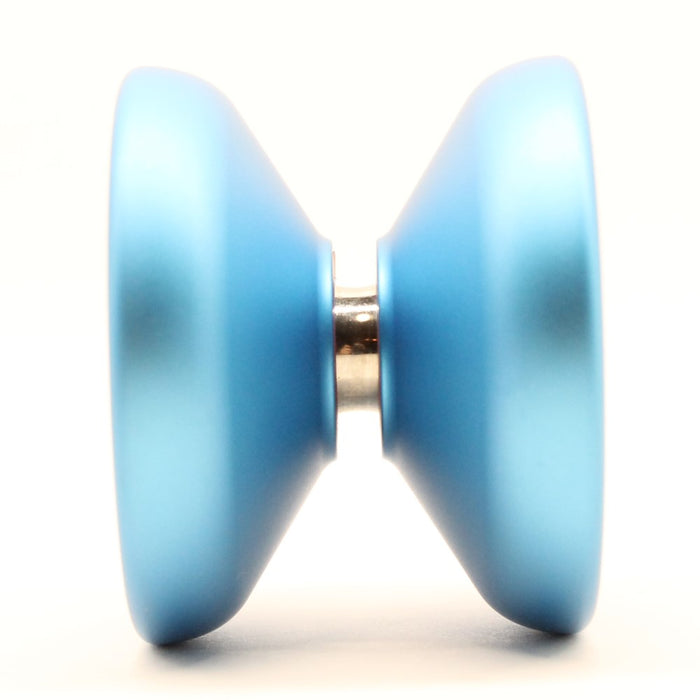 Aqua Blue with Silver Ring