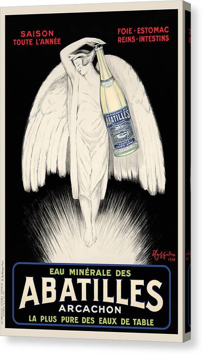Eau Minerale des Abatilles - Canvas Print