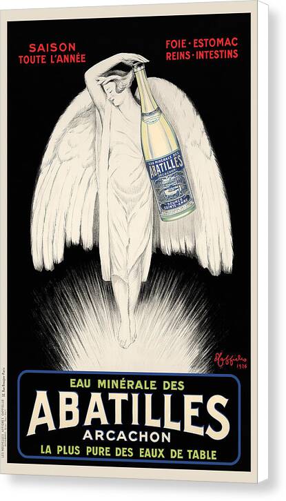 Eau Minerale des Abatilles - Canvas Print