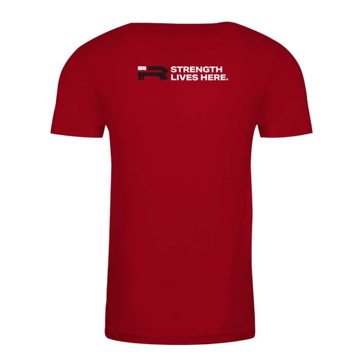 Forged Tee (Red) Premium Fitted Gym T-Shirt