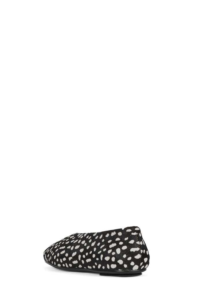 GRASP Jeffrey Campbell Flat Black White Dot Red