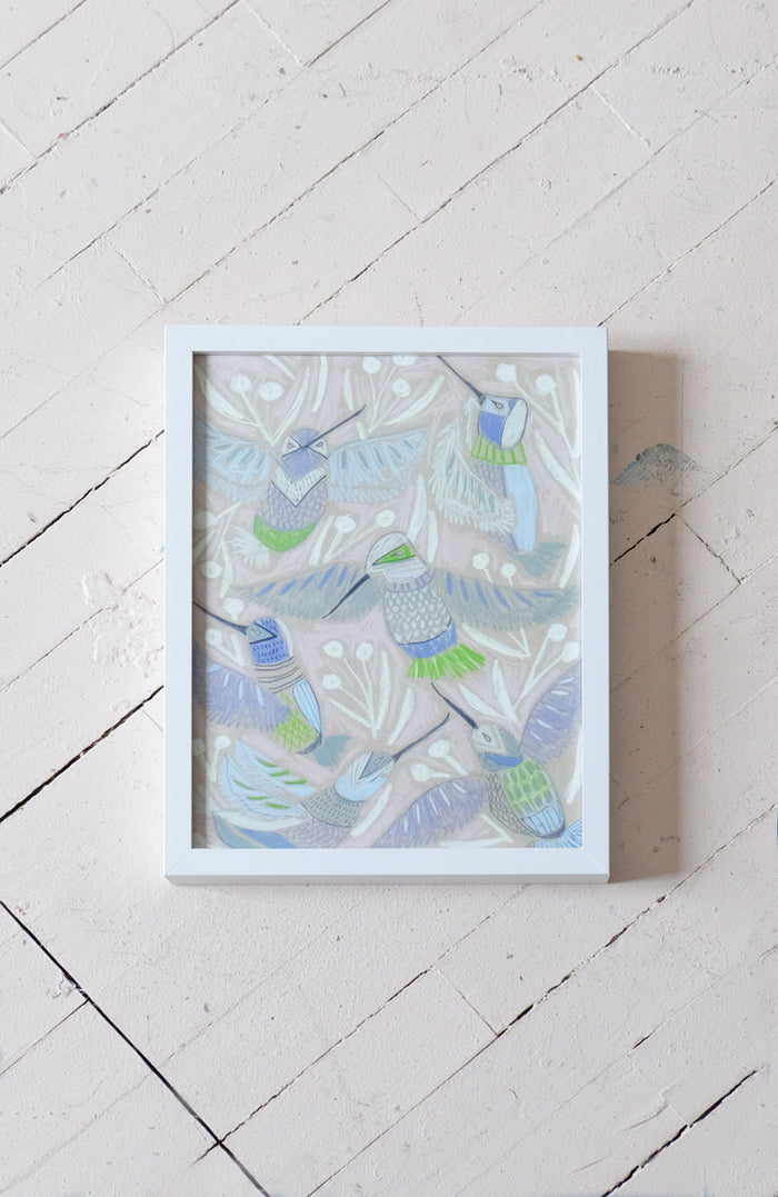"H" is for Hummingbird - Print