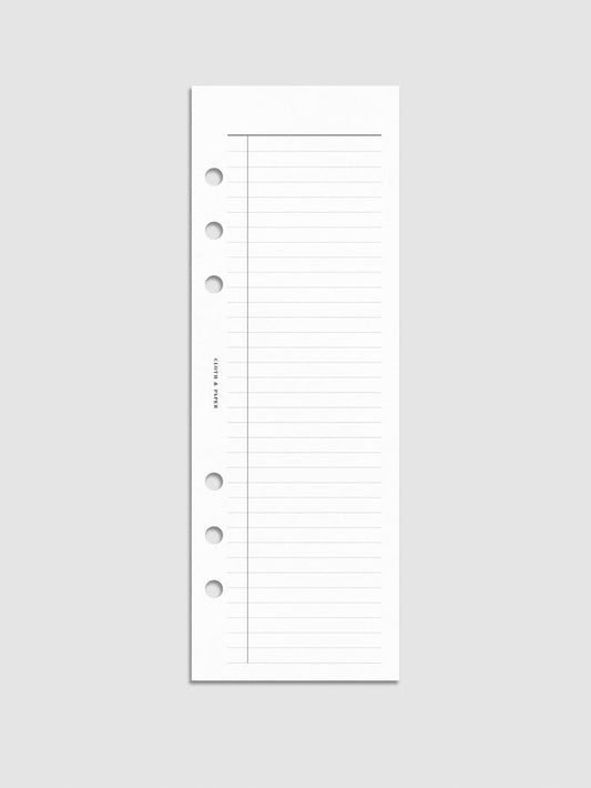 Digital mockup of insert in A5 sizing.