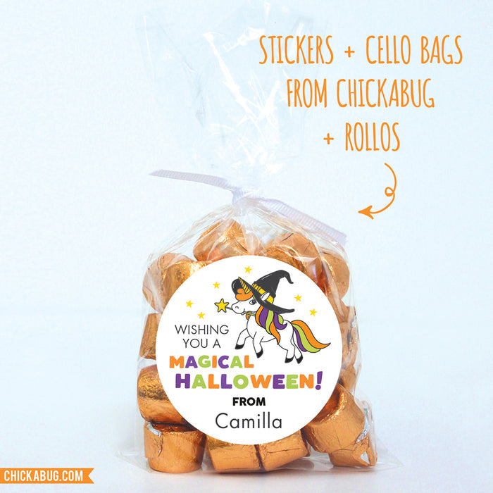 Halloween Unicorn Stickers