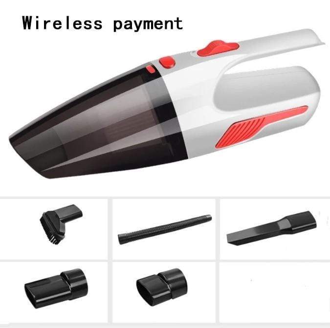 Gadget Gerbil White Handheld Cordless Car Vacuum Cleaner