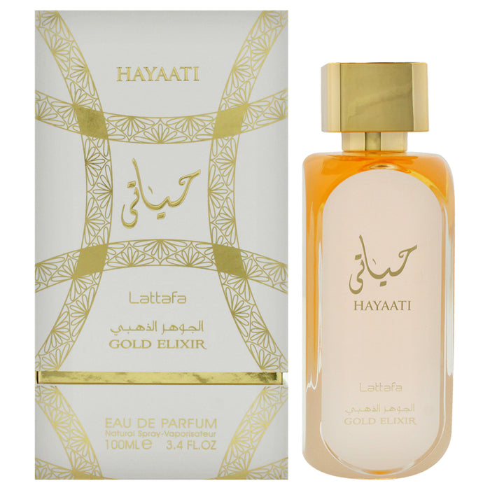 Hayaati - Gold Elixir by Lattafa for Women - 3.4 oz EDP Spray