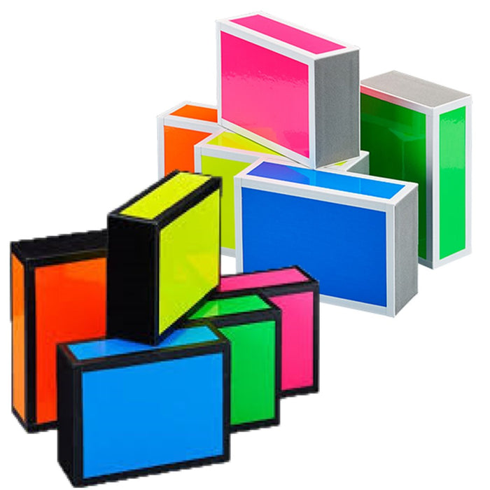 Henrys Juggling Wooden Cigar Box - Bright Neon Colors - YoYoSam