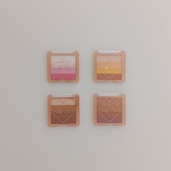 HUDA Beauty Beauty Bricks – Shimmer & Glow Palette - Lotshop.pk