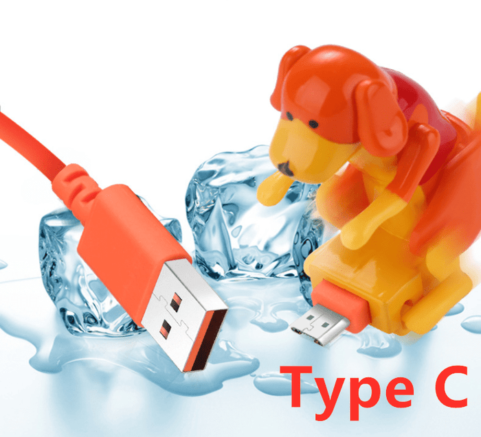 Gadget Gerbil Orange Type C Humping Dog USB
