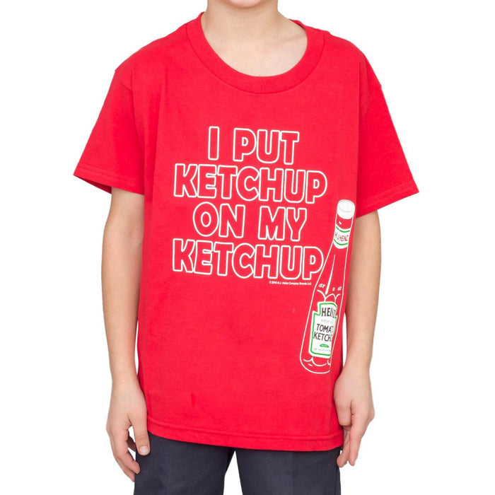 I Put Ketchup on My Ketchup Youth T-shirt-tvso