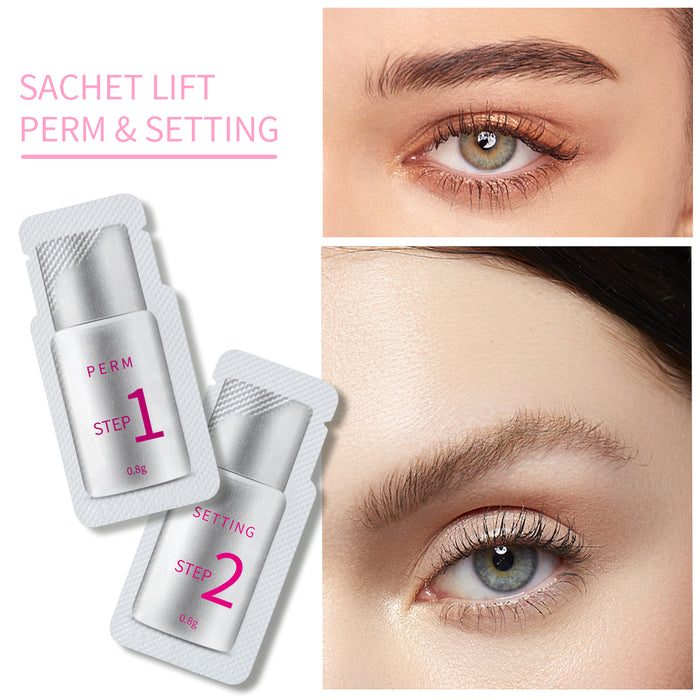 🌸ICONSIGN 10 Pairs Pouch Eyelash Perm Lotion Lashes Lift Quick Perming 5 To 8 Minutes Beauty Makeup Tools