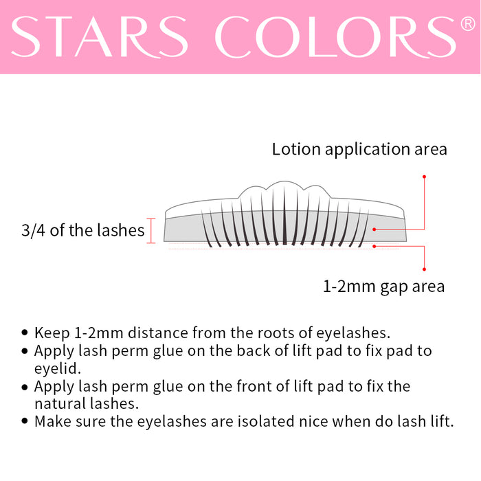 🌸ICONSIGN 10 Pairs Pouch Eyelash Perm Lotion Lashes Lift Quick Perming 5 To 8 Minutes Beauty Makeup Tools