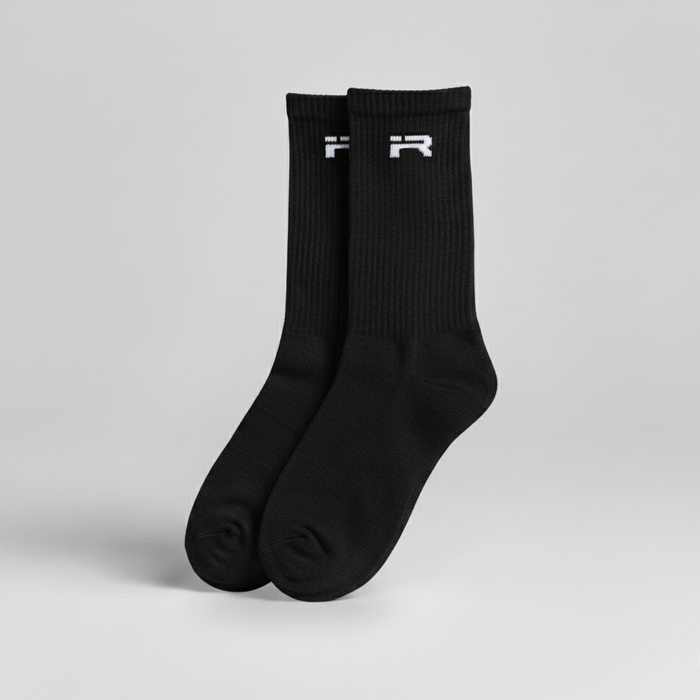 IR Logo Crew Socks (Black)