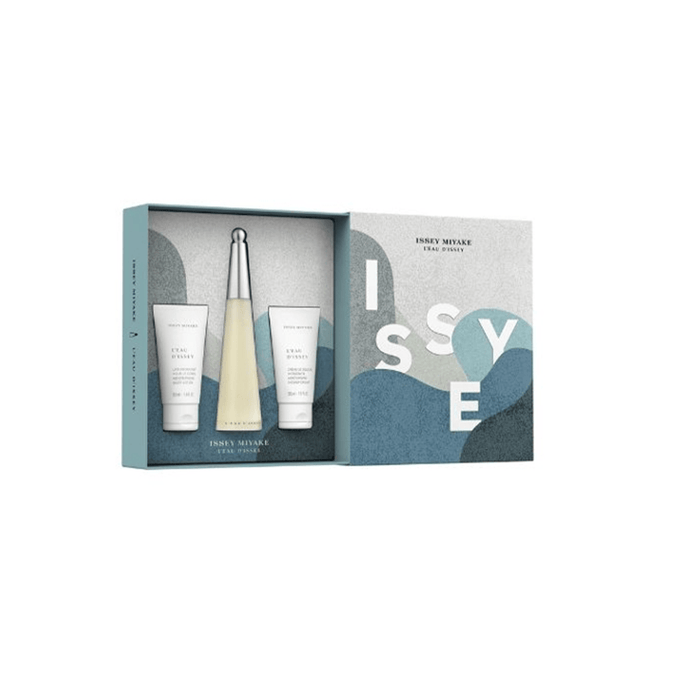 Issey Miyake Women's Perfume Issey Miyake L'Eau d'Issey Pour Femme Eau de Toilette Gift Set (50ml) with Shower Cream & Body Lotion