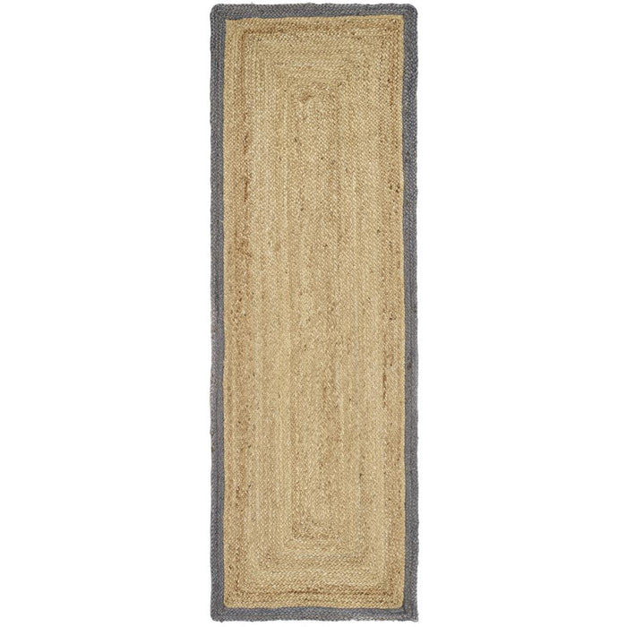 Jute Border Rug Grey 6